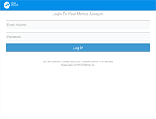 Tablet Screenshot of my.mimeo.com