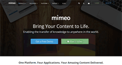 Desktop Screenshot of mimeo.com